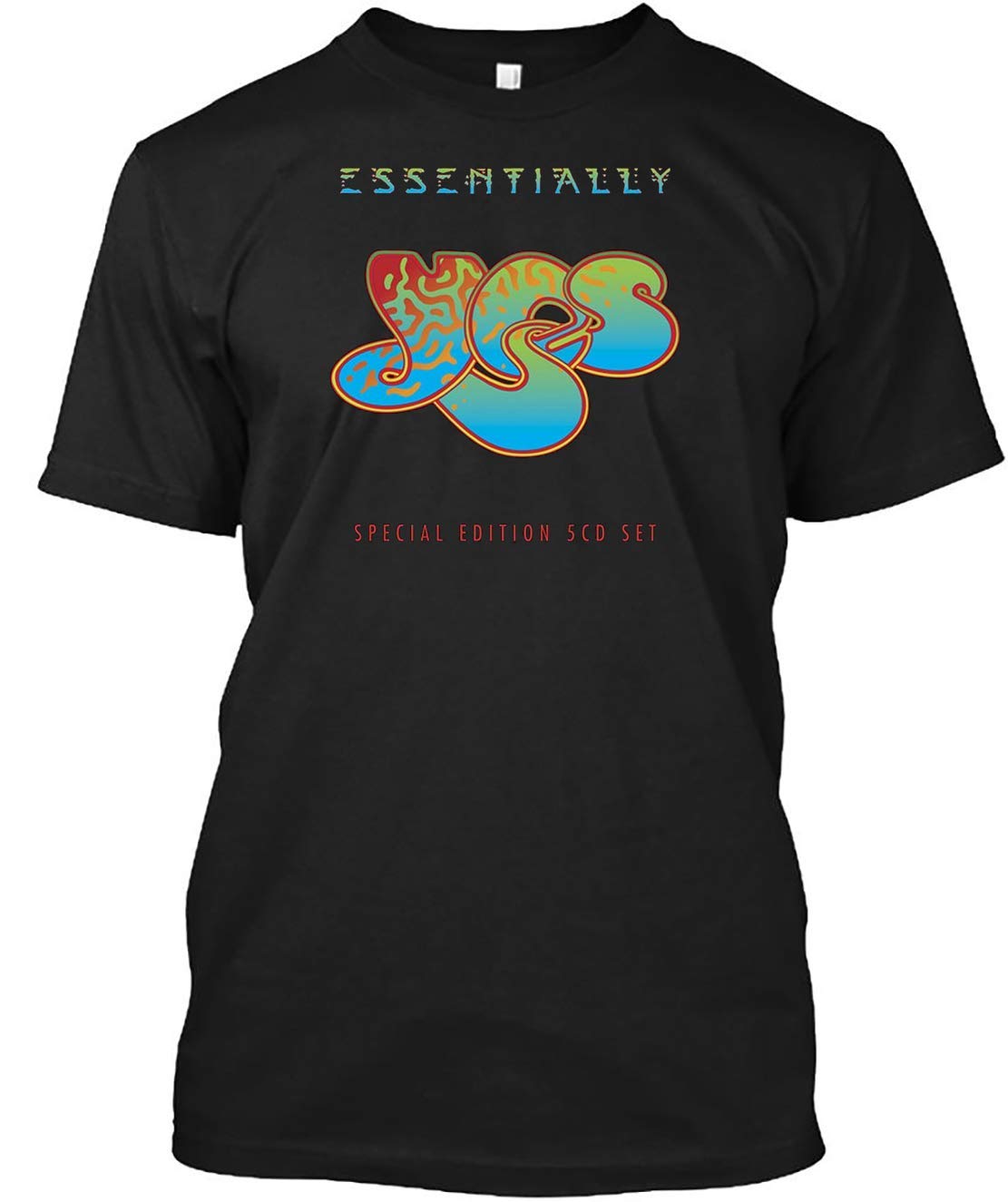Yes Album Cover Designer T Shirt For S S Short Sleeve Zelite