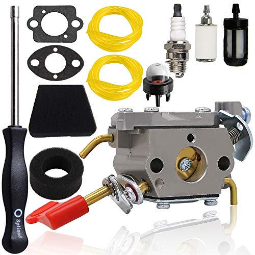 C1U-W32 Carburetor for Husqvarna Poulan Craftsman Weed Eater 545006017 545030102 530039235 RS32 SM446E PP136E C1U-W32A 358791070 Trimmers - 545006017 Carburetor