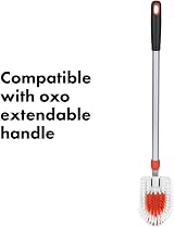 OXO Good Grips Extendable Tub & Tile Brush Refill Head White view 3