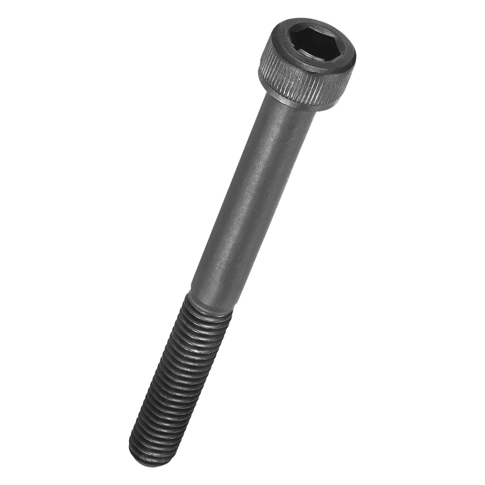 Kozelo 20pcs Socket Head Cap Screws - [M6-1 x 55mm] Alloy Steel Black Oxide Grade 12.9 Internal Hex Screw Full Thread for Industrial & Machinery Use, Black