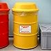 Hazardous Waste Label with Handle with Care, 4