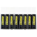 Powerex Low Self-Discharge Precharged AA Rechargeable Nimh Batteries, (MH-8AAP-BH)