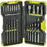 RYOBI RAK30MIX 30 Piece Mixed Drilling Driving Bit Set Metal Masonry Wood Box view 2