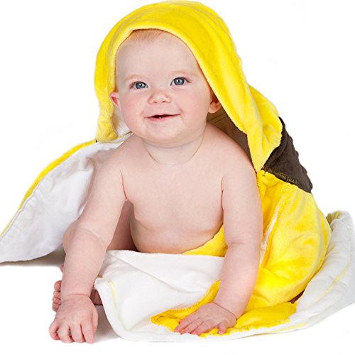 Blooming Baby Premium Hooded Bath Towel, Yellow