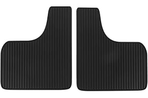 GLEAVI 1pair Car Mud Flaps Weather-resistant Rubber Splash Guards for Trucks and Trailers Protect against