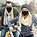 5 Pack Anti Dust Mask, Washable Cotton Health Mask Mouth Masks Dust Mask Warm Breathable Mask，Adjustable Reusable Windproof Face Masks for Outdoor (black)thumb 3