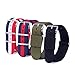 Vetoo Nylon Watch Bands, Quick Release Premium Ballistic NATO Straps, Nylon Replacement Wristband with Adjustable Stainless Steel Buckle for Men Women, 22mm 20mm,4 Pack