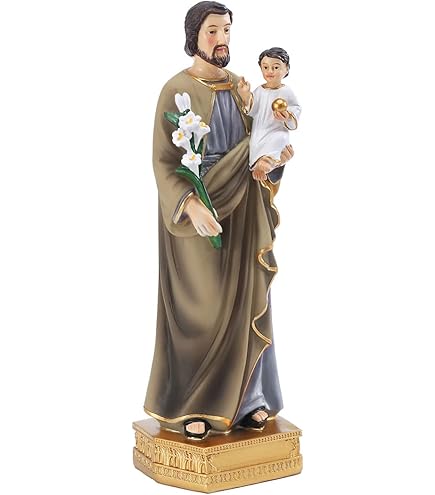 Statue Sainte Famille, Marie Joseph Et Jésus, Résine, Artisanale, Petit Format