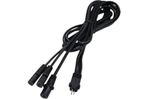 FROMANN Limoss 45 Inches W Cable 2 Pin Splitter Connect Three Motors to One Transformer Extension Cable Replacement