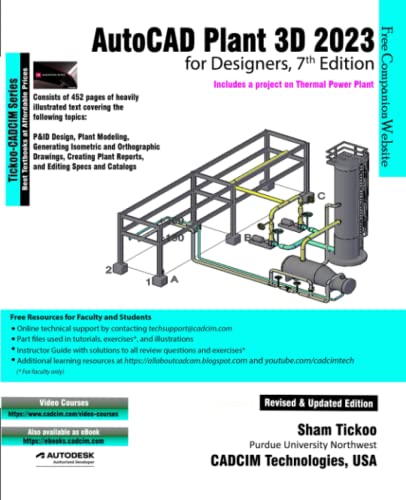 AutoCAD Plant 3D 2023 for Designers, 7th Edition en promo sur Amazon