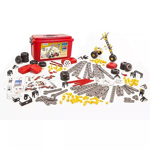 Miniland Mecaniko Kit éducatif 191 pièces Rouge/Jaune/Anthracite