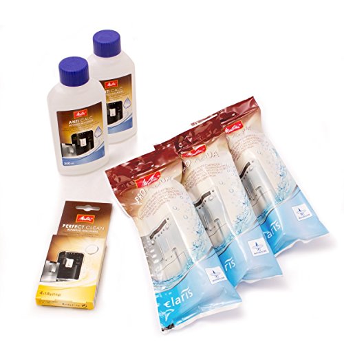 Melitta Caffeo Varianza CSP F570-102, Kaffeevollautomat mit Milchbehälter, One Touch Funktion, Schwarz + Melitta 6er… – Bild 4