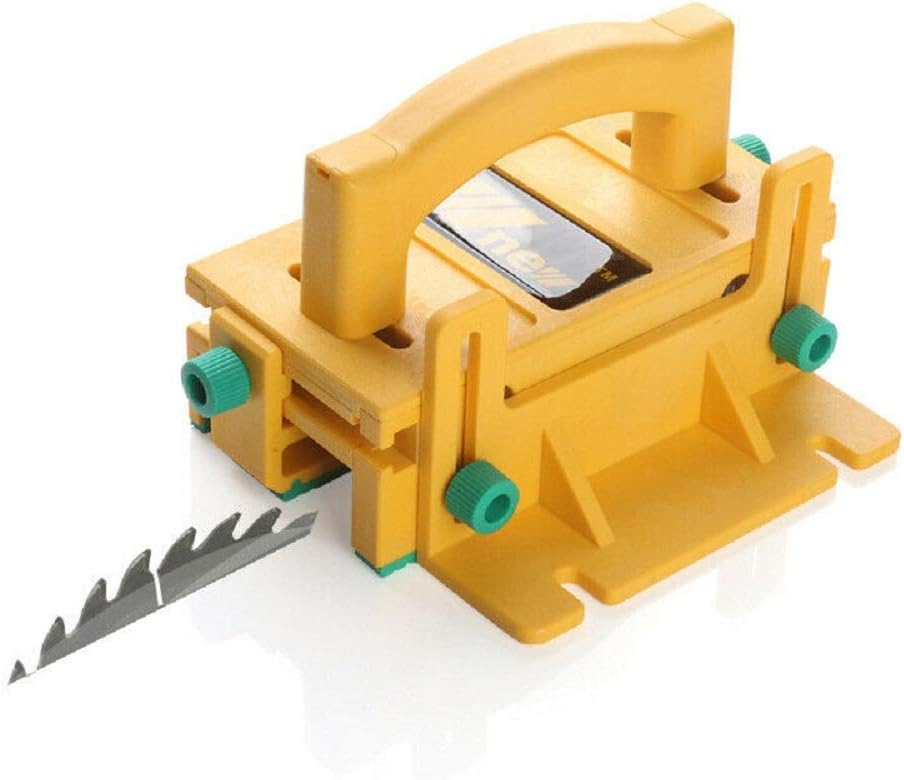 US Blue Robot Woodworking 3D Safety Pusher for Table Saws, Router Tables, Band Saws, and Jointers