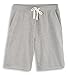 HARBETH Men's Casual Soft Cotton Elastic Fleece Jogger Gym Active Running Hiking Pocket Shorts