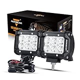 Auxbeam LED Light Bar 4 inch 18W LED Pods 1800lm