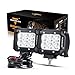 Auxbeam LED Light Bar 4 inch 18W LED Pods 1800lm Spot Beam Driving Light Offroad Lights with Wiring Harness (Pack of 2)