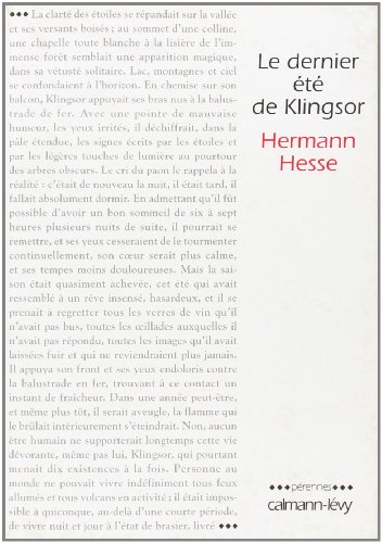 Le  dernier été de Klingsor