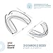 Dental Mouth Guard - Custom Moldable Night Guard - Pack of 2 Big and Small - Bite Splints for Sleeping (J1)