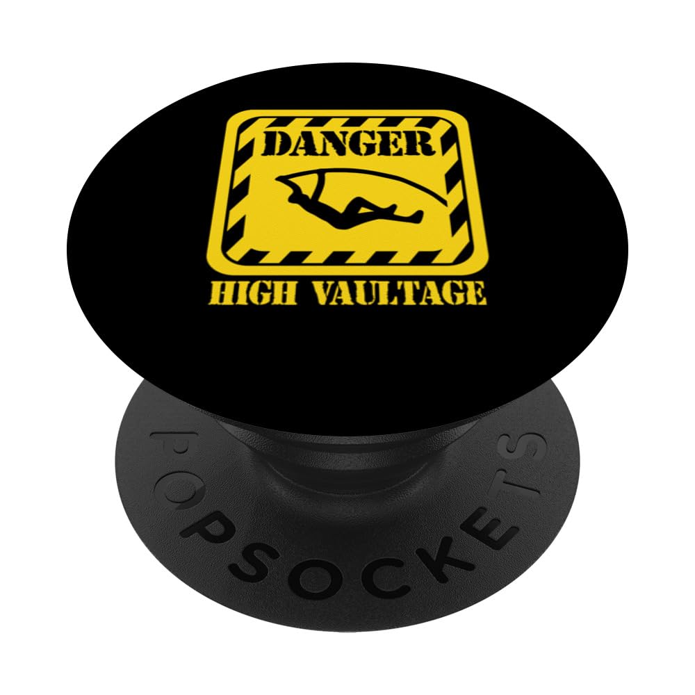 Danger High Vaultage - Pole Vault Jumping Track Field PopSockets Swappable PopGrip