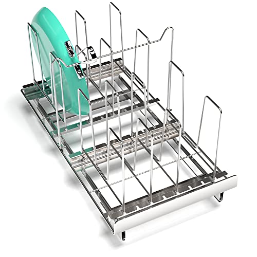 Home Zone Living Pull Out Kitchen Organizer with One Tier of