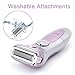 Woman Shaver, T-Antrix Ladies Electric Shaver, Wet/Dry Rechargeable Cordless Women’s Razor Trimmer Remover Epilator Hair Removal Shaver for Face Leg Armpit Arm Bikini Line Body Waterproof (Pink)