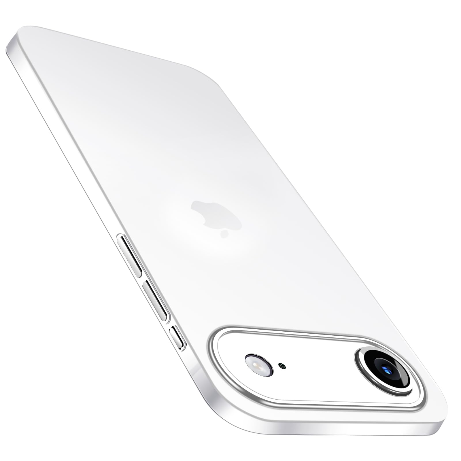 Photo 1 of Purluct for iPhone 17 Air Slim Case,Paper-Thin Transparent Finish Skin Back Case [Non Yellowing] Ultra Protective Cover with Camera Protection 6.5 Inch (Frosted White)