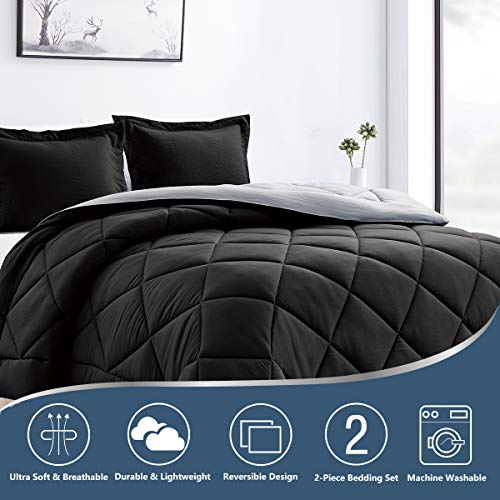1 CozyLux+Reversible+Comforter+Lightweight+Alternative