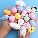 Outee Mochi Squishies Mini, 30 Pcs Mochi Squishies Toys Animal Stress Mochi Squishies Cat Mini Animal Squishies Toys Mochi Squeeze Toys Mini Seal Bear Tiger Cloud Squishies, Random Color