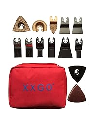 xxgo 72 pcs mixed universal carburo Bi Metal precisión Japón encontrar Madera Arena Pads Multi Herramienta oscilante Saw Blades Kit de accesorios para lijado Scraping Molienda azulejo pulido Quitar Lechada
