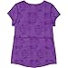 New Balance Big Girls' Short Sleeve Performance Tees, Violet Heather, 10/12