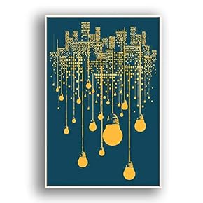 Framed Canvas Wall Art for Living Room, Bedroom Minimalist Abstract Canvas Prints for Modern Home Decoration Ready to Hang - 16"x24" inches