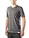 Woolly Clothing Co Men's Merino Wool V-Neck Hiking and Travel T-Shirt,Charcoal,Large