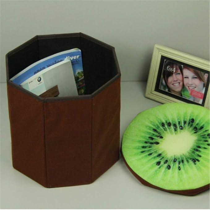 MMHJS Fruta Taburete De Almacenamiento Multifuncional De Franela ...