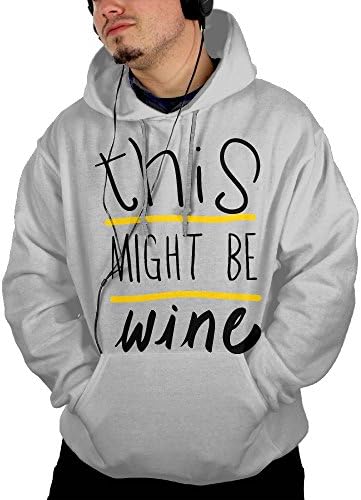 Mens This Might Be Wine Cool Hoodie