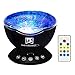[Generation 3] Weirdbeast Remote Control Ocean Wave Project Sleep Night Lights with Built-in Ambient Audio Bedroom Living Room Decoration Lamp for Kids/Adult - Black