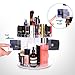 Makeup Organizer Acrylic 360 Degree Rotating Cosmetic Storage Large Capacity Makeup Tools Holder for Countertop Fits Toner Creams Makeup Brushes Lipsticks and More by HOMEASY