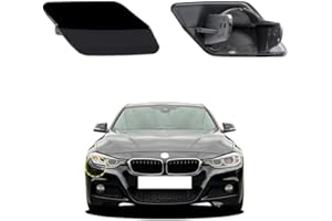 GOHOLY Car Front Bumper Headlight Washer Nozzle Cover Cap Compatible with BMW 3 F30 320 323 330 335 M-Sport 2013 2014 2015 2016 2017 2018 Headlight Cleaning Cover 51118056614 51118054180 Water Spray Cover