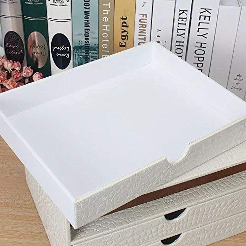 UnionBasic Leather Desktop Drawer Organizer, File Magazine