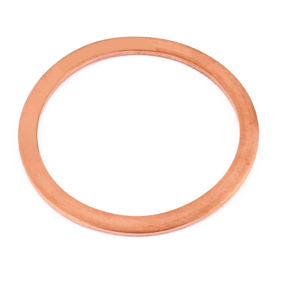 sourcingmap uxcell60mm x 50mm x 2mm Flat Ring Copper Crush Washer Sealing Gasket Fastener
