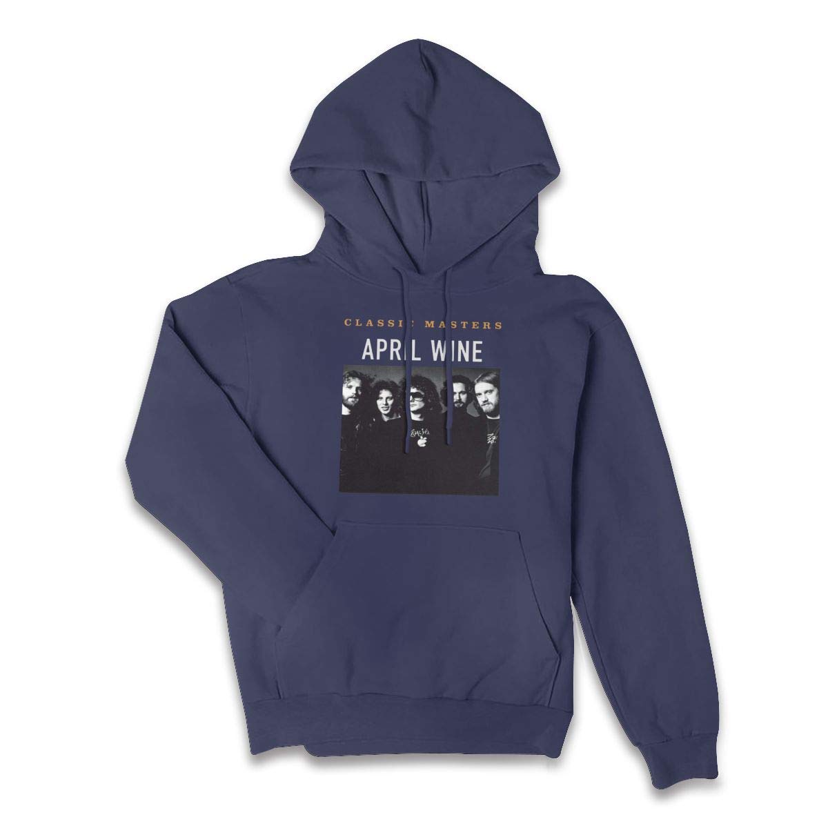  Color Name Comfortable April Wine Classic Masters Pullover Hooded Shirts With Pocket L