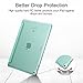 ESR iPad Pro 10.5 Case, Lightweight/Pretty Color/Perfect Fit Smart Trifold Stand Case with Frosted Semi Transparent Plastic Back Cover for iPad Pro 10.5 inch 2017 Released (Mint Green)