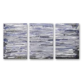 Canvas Wall Art Abstract Oil Painting Features Painting Artwork for Home Prints Framed - 16"x24" x 3 Panels