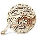 Ugears Monowheel 3D Mechanical Wheel, Wooden Model for Self Assembling, DIY, Brainteaser, Best Gift