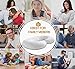 Marine Moon Pregnancy Pillow C Shaped, Pregnancy Body Pillow and Maternity Pillow for Sleeping with 100% Cotton Cover