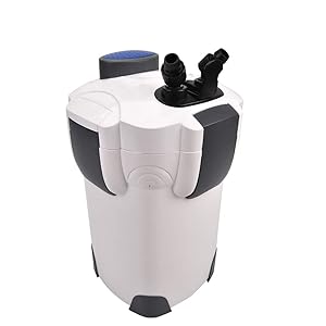 Polar Aurora 265GPH / 266GPH / 370GPH / 525GPH External Aquarium Filter with Builtin Pump Kit Canister (266/370 / 525 GPH with UV)