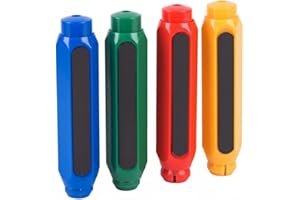 Magnetic Chalk Holder Adjustable Chalk Clip with Storage Case for Teachers School Office Drawing Chalkboard 4Pcs Colored