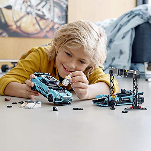 LEGO 76898 Speed Champions Formula E Panasonic Jaguar Racing GEN2 car & Jaguar I-PACE eTROPHY, Rennwagen-Set – Bild 7