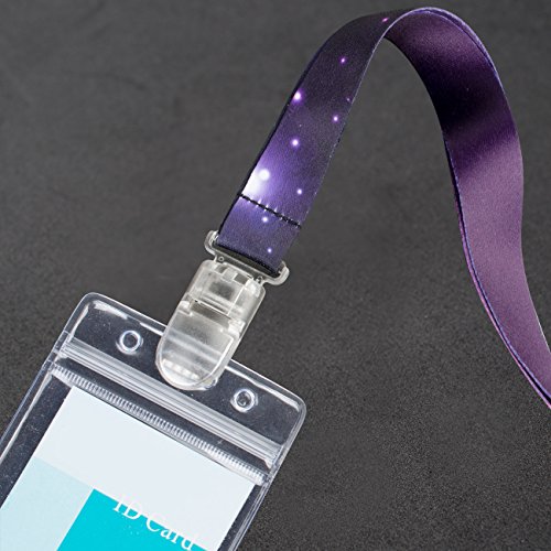 image for DYZD Plastic Suspender Clip Badge Clip Clear ID Holder Clips with Grip