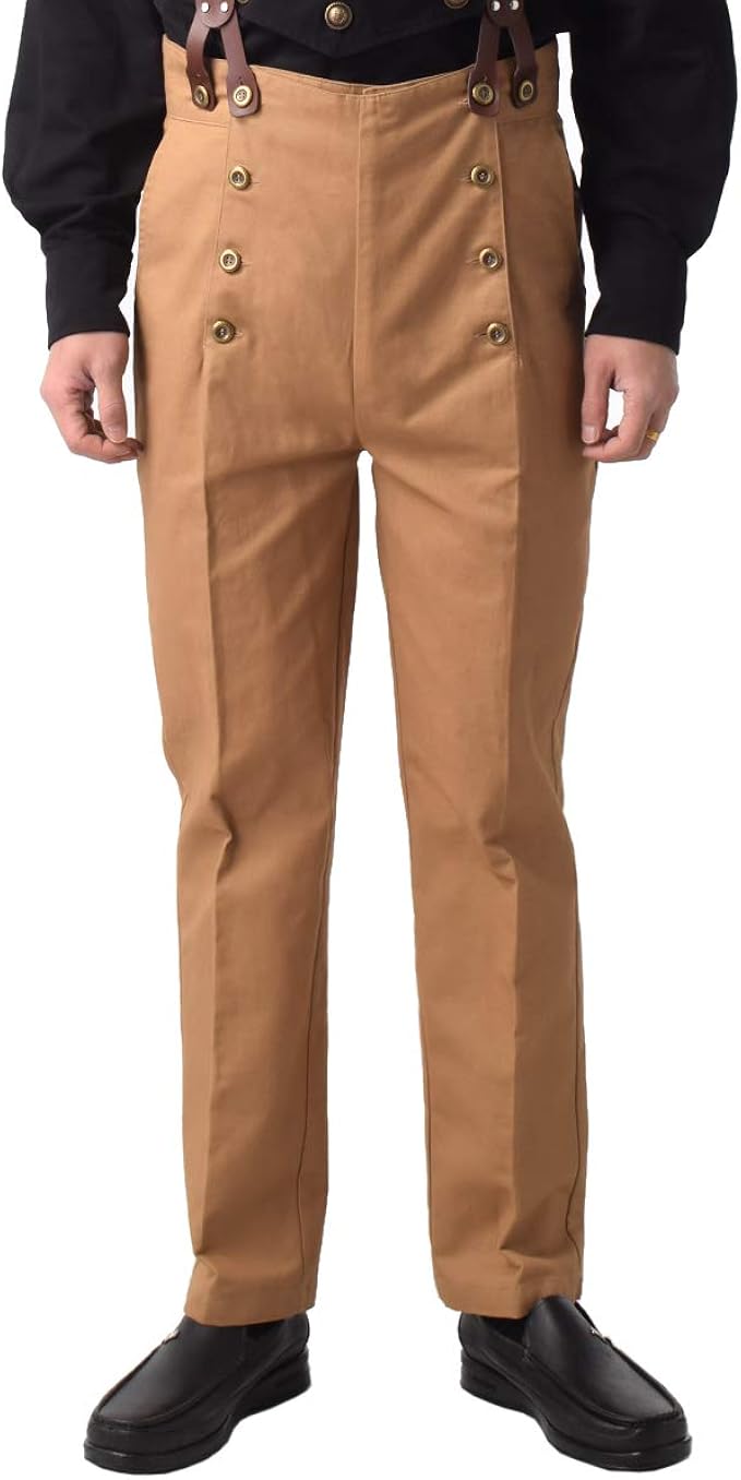 men in high waisted pants