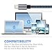 Sundix xi-18-cable, iPhone Charger, Ultra Nylon Braided Cord Lightning to USB Cable Compatible with iPhone 7/7 Plus/SE/6S/6/6 Plus/6S Plus/5S/5C/5/iPad Air/Mini/iPod Nano/Touch - Blue - 3 Piece